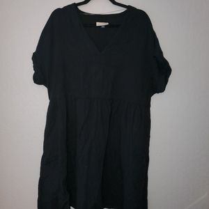 Black baby doll dress
